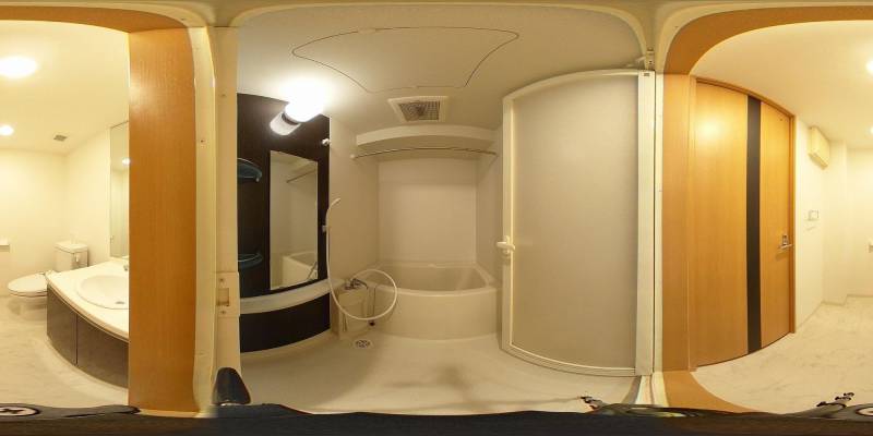 パノラマ画像バスルーム