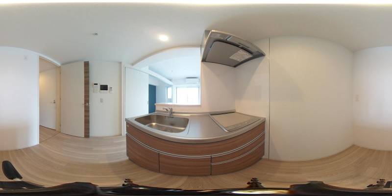 パノラマ画像キッチン