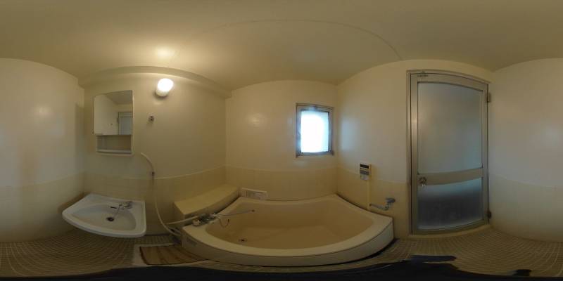 パノラマ画像バスルーム