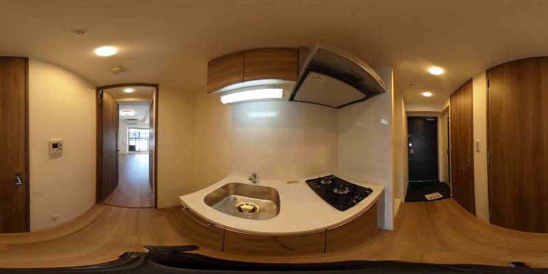 パノラマ画像キッチン