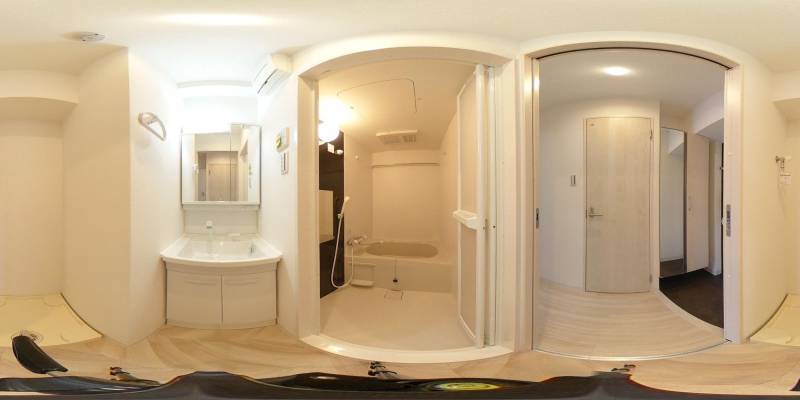 パノラマ画像バスルーム