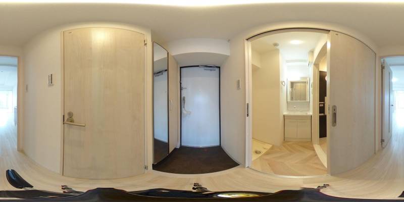 パノラマ画像玄関