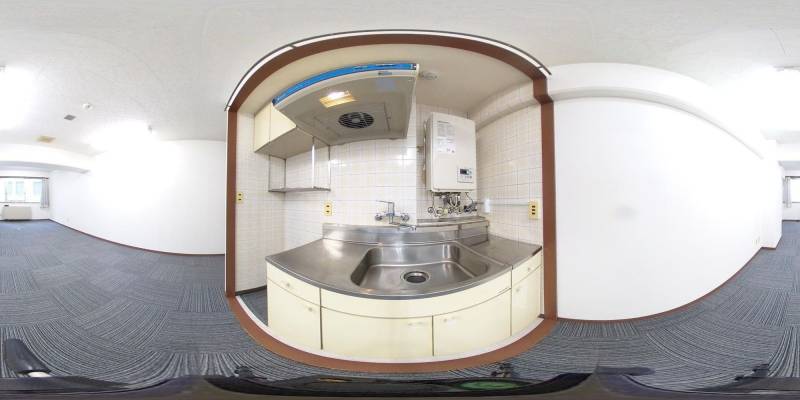 パノラマ画像キッチン