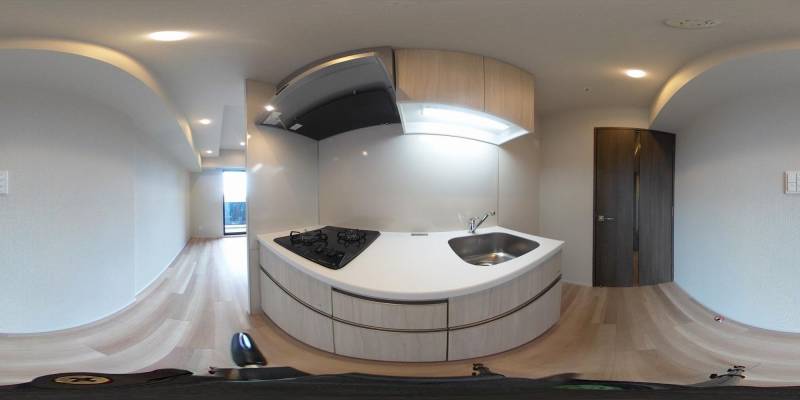 パノラマ画像キッチン