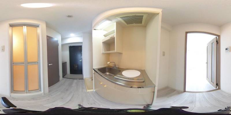 パノラマ画像キッチン