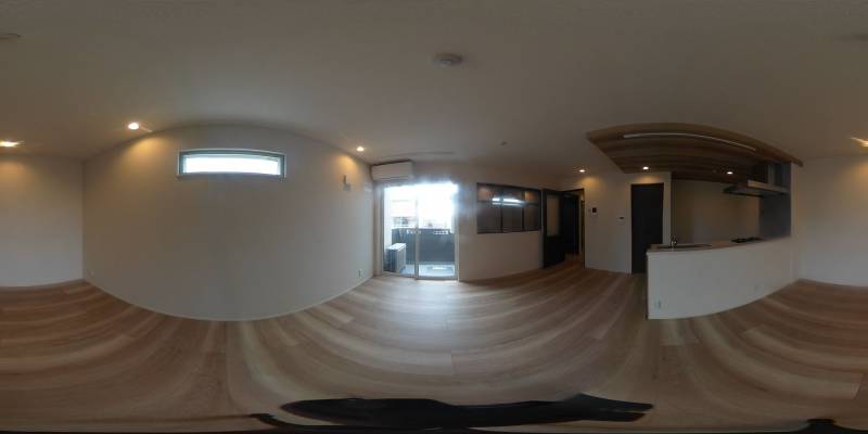 パノラマ画像リビング