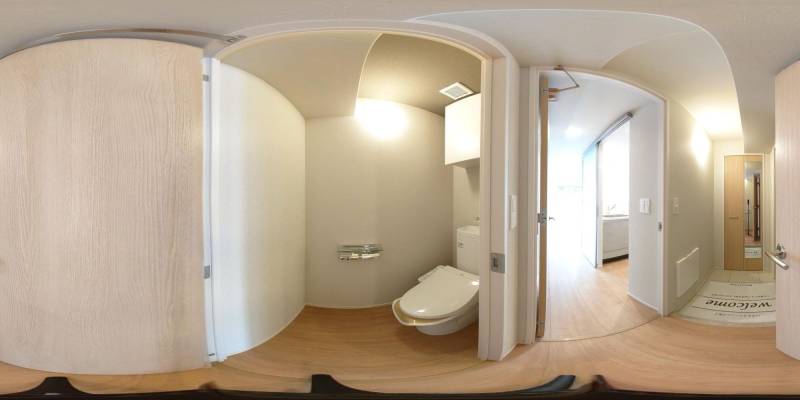 パノラマ画像トイレ