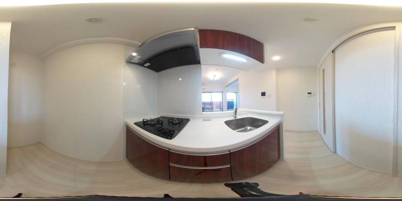 パノラマ画像キッチン