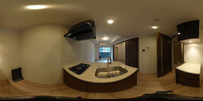 パノラマ画像キッチン