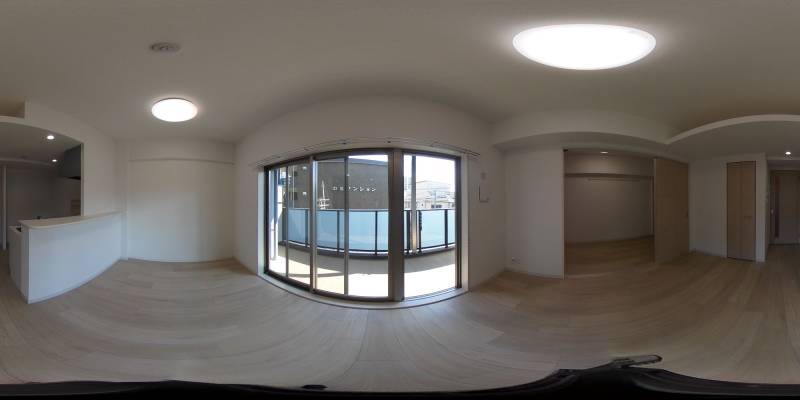 パノラマ画像リビング