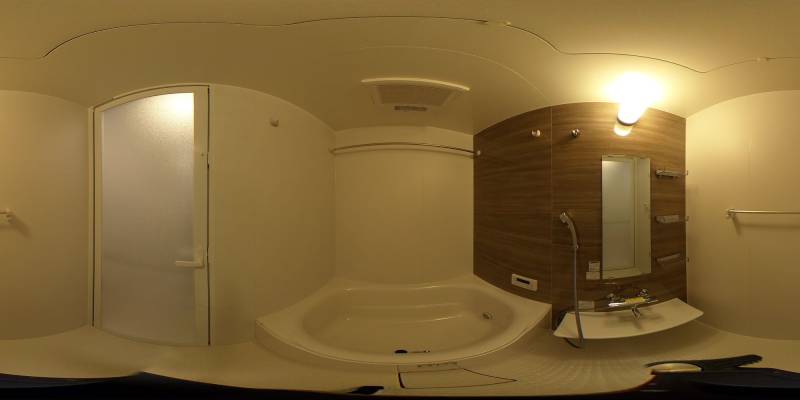 パノラマ画像バスルーム