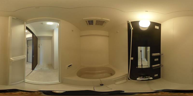 パノラマ画像バスルーム
