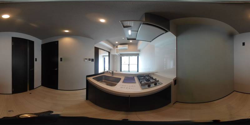 パノラマ画像キッチン
