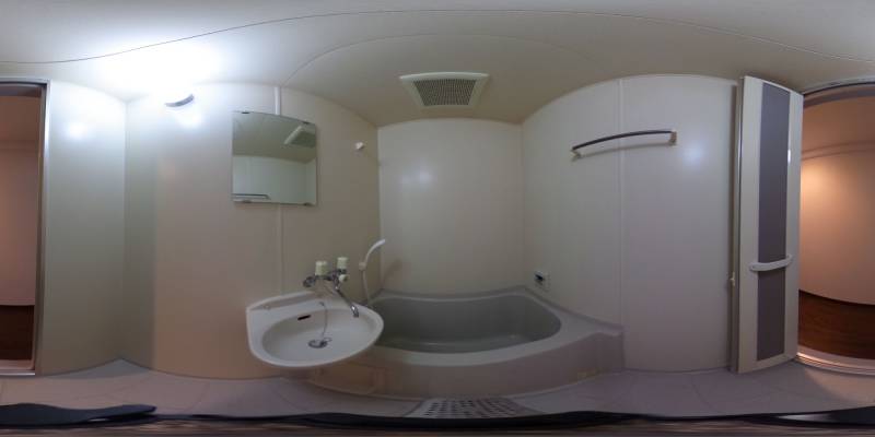 パノラマ画像バスルーム