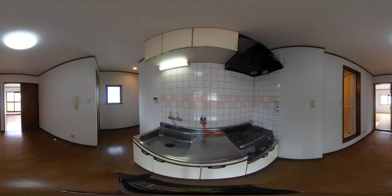 パノラマ画像キッチン