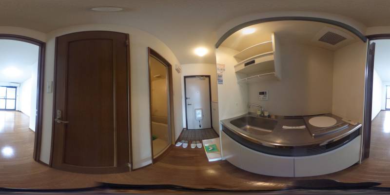 パノラマ画像キッチン