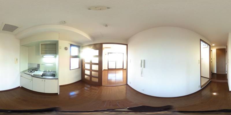 パノラマ画像キッチン