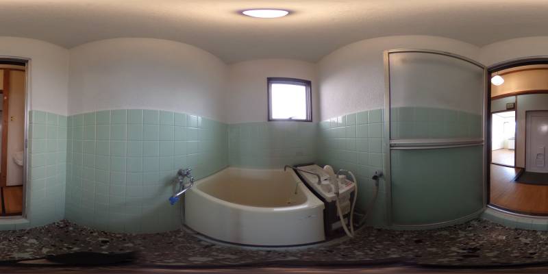 パノラマ画像バスルーム