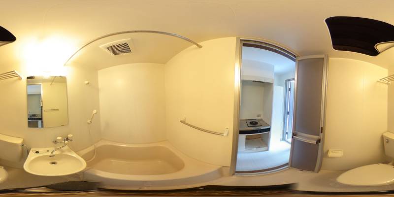 パノラマ画像バスルーム