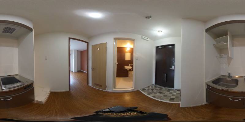 パノラマ画像キッチン