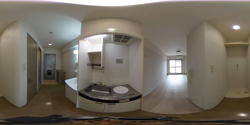 パノラマ画像キッチン