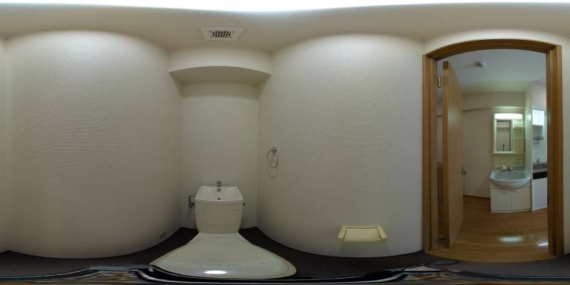 パノラマ画像トイレ