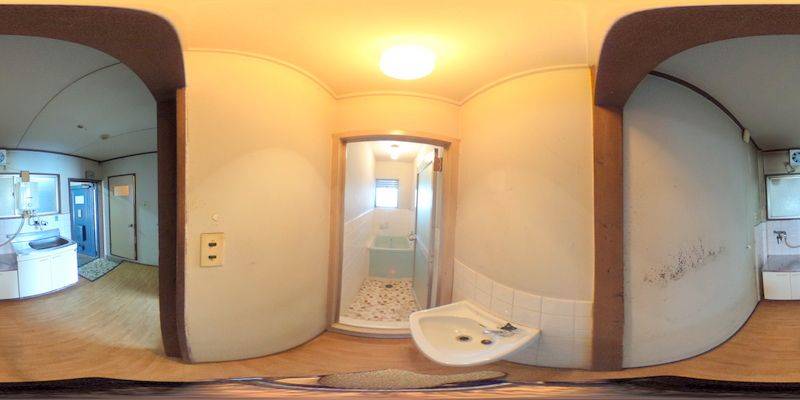 パノラマ画像洗面所