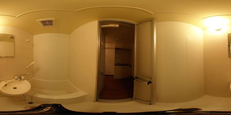 パノラマ画像バスルーム