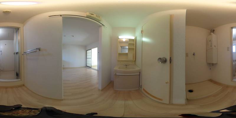パノラマ画像洗面所