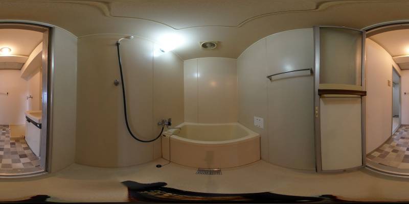 パノラマ画像バスルーム