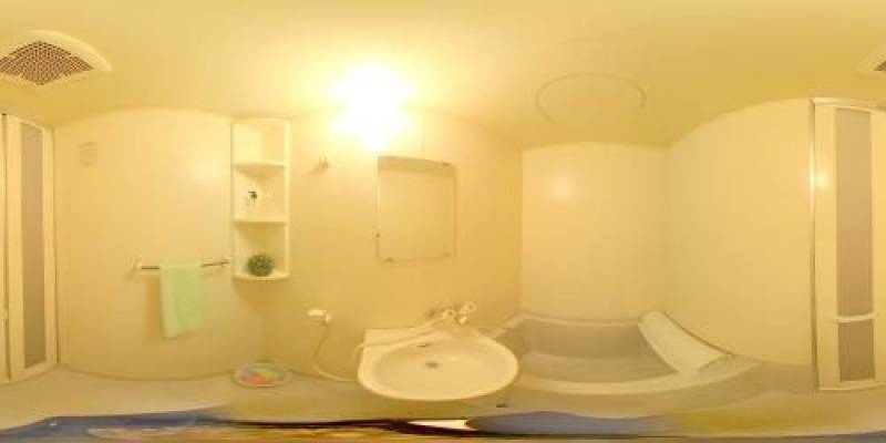 パノラマ画像バスルーム