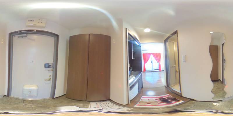 パノラマ画像玄関