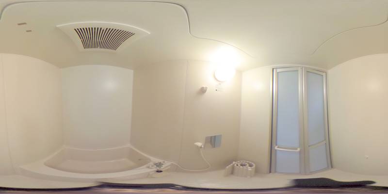 パノラマ画像バスルーム