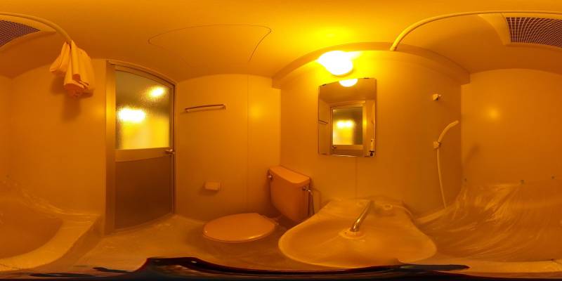 パノラマ画像バスルーム