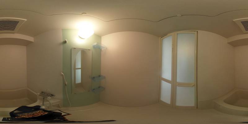 パノラマ画像バスルーム