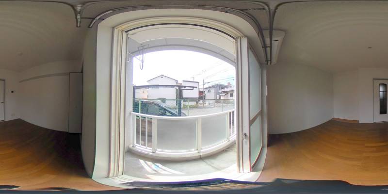 パノラマ画像バルコニー