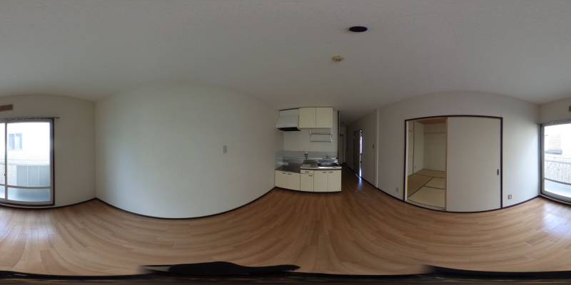 パノラマ画像リビング