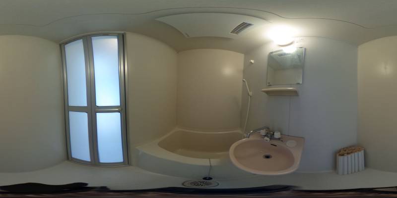 パノラマ画像バスルーム