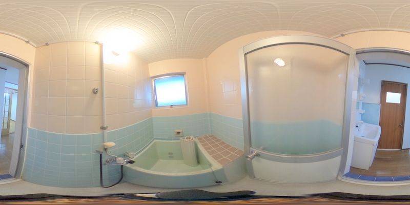 パノラマ画像バスルーム