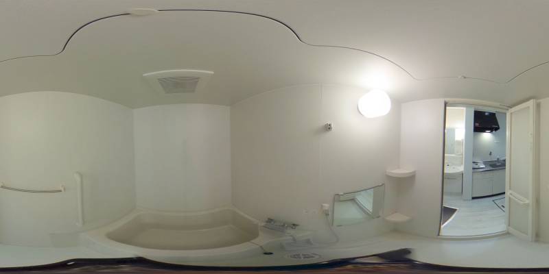 パノラマ画像バスルーム