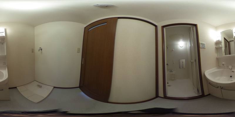 パノラマ画像洗面所