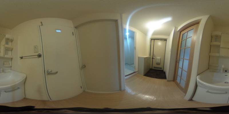 パノラマ画像洗面所