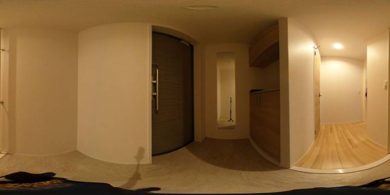 パノラマ画像玄関