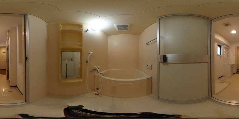 パノラマ画像バスルーム