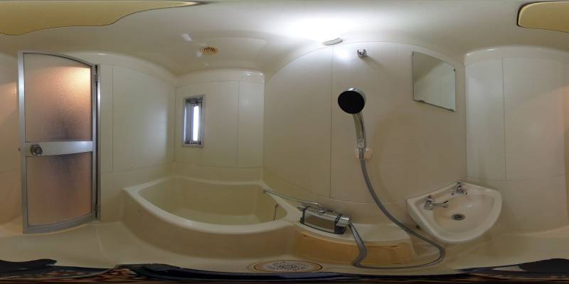 パノラマ画像バスルーム