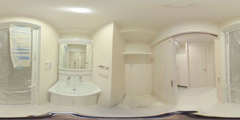 パノラマ画像洗面所