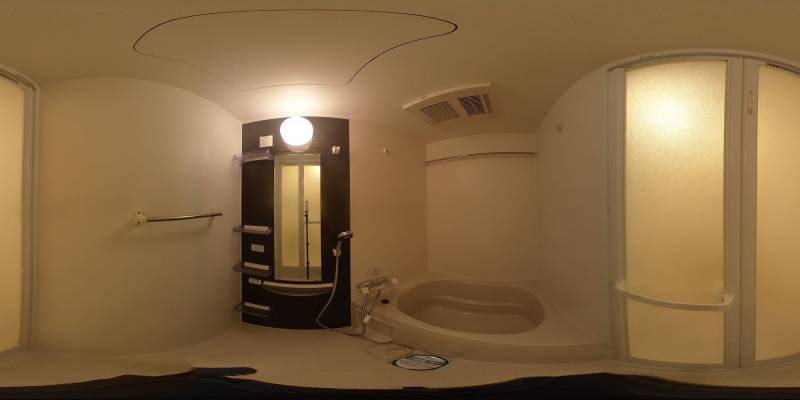 パノラマ画像バスルーム