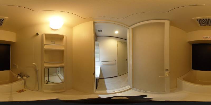 パノラマ画像バスルーム