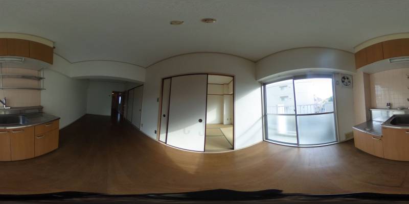 パノラマ画像キッチン