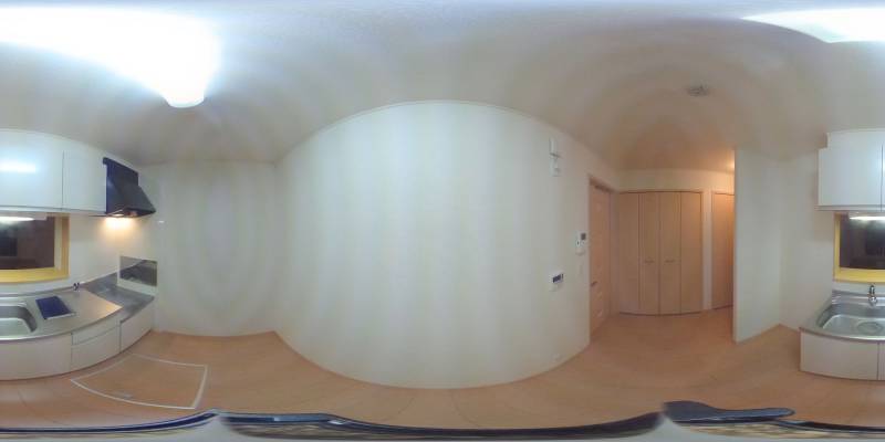 パノラマ画像キッチン